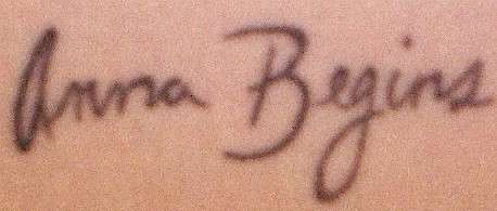 "Anna Begins" - Counting Crows tattoo