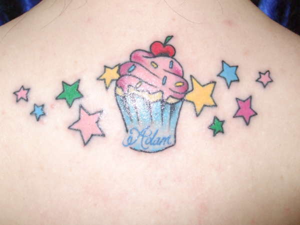 My first Tattoo - Cupcake tattoo