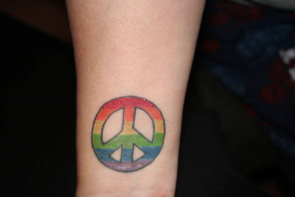 Peace Sign tattoo