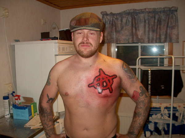 Anarchy hurts tattoo