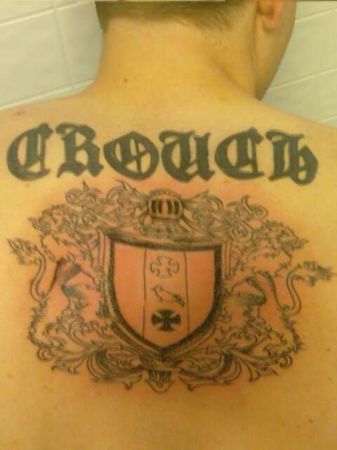 My back unfinished tattoo