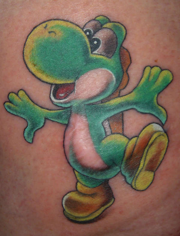 Nintendo Yoshi tattoo