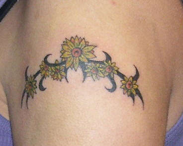 Sunflower tattoo