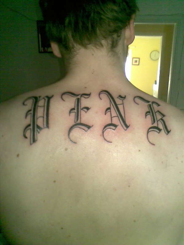 Back Piece tattoo