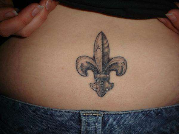 Fleur de lis tattoo