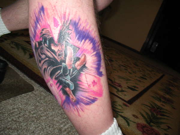 Pic of gambit of the X-Men tattoo