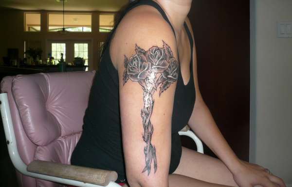 Roses In My Life tattoo