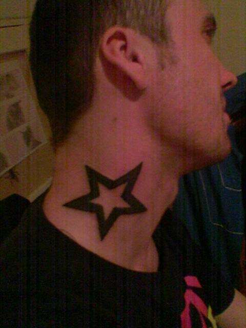 big arss star! tattoo