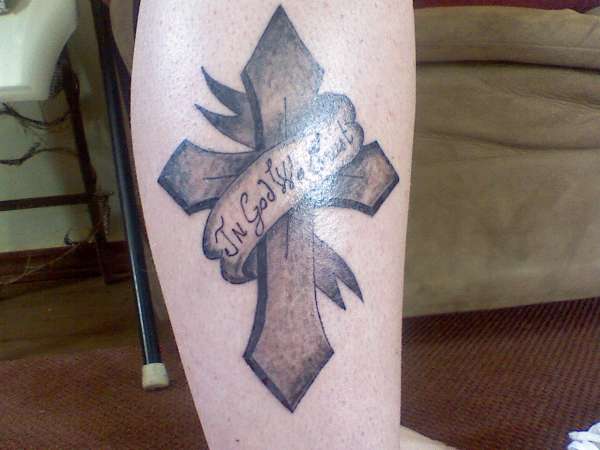 2. "In God we trust" money quote tattoo - wide 6