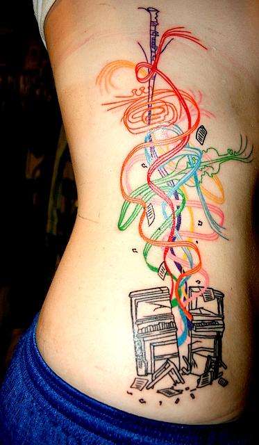 Breaking the Sound of Music tattoo