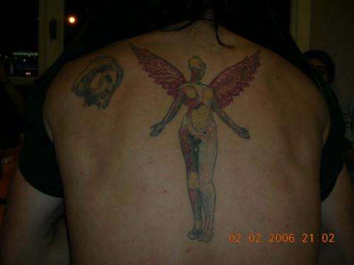 Kurt Cobain - In Utero Cd tattoo