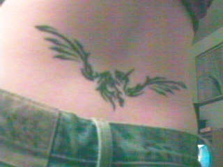 Lower Back tattoo