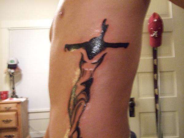 1st side done tattoo