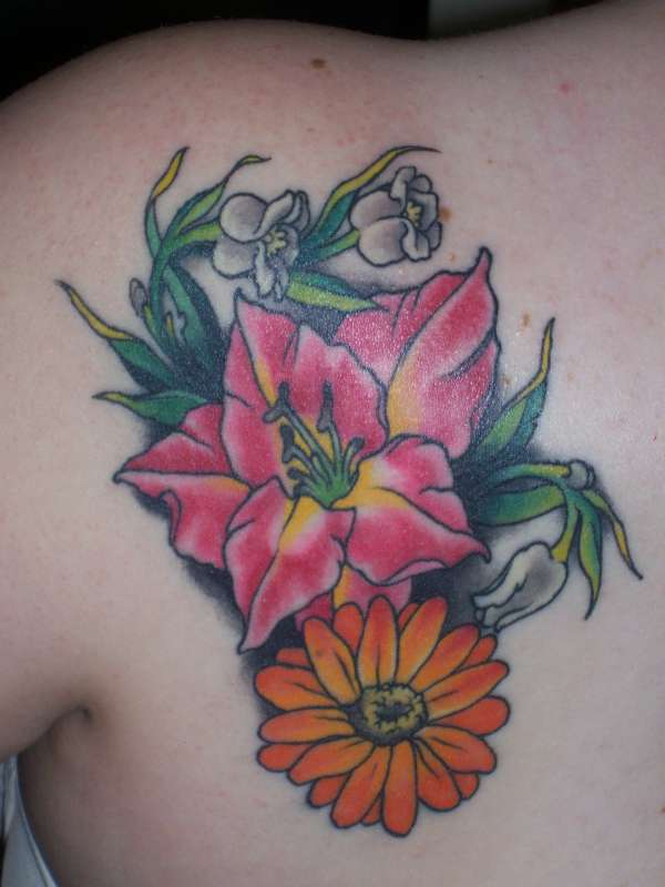 Birth Flowers tattoo