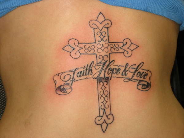Faith, Hope & Love tattoo