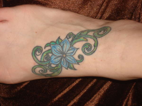 My first foot tatt tattoo