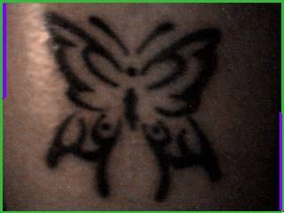 Tribal Butterfly tattoo