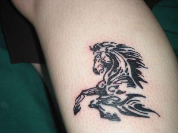 Black Stallion tattoo