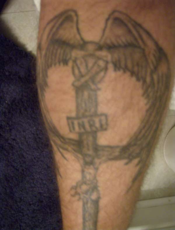 Jesus & Gabriel tattoo