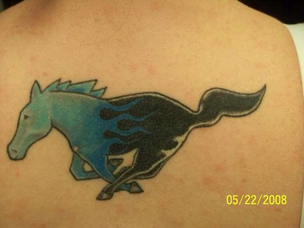 My Flaming Pony tattoo