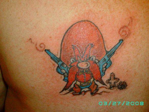 cartoon tattoo