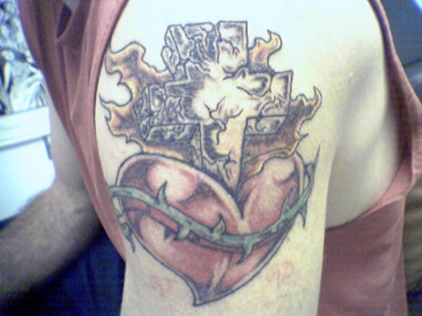 sacred heart tattoo