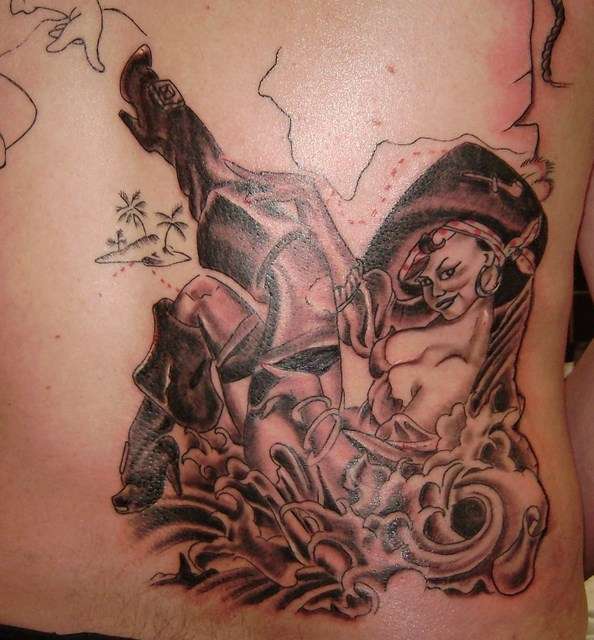 Pirate Girl tattoo