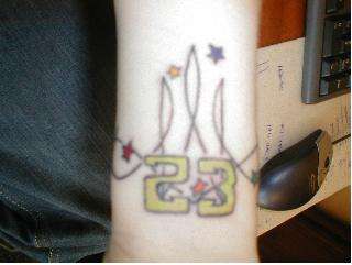 lucky number 23 tattoo