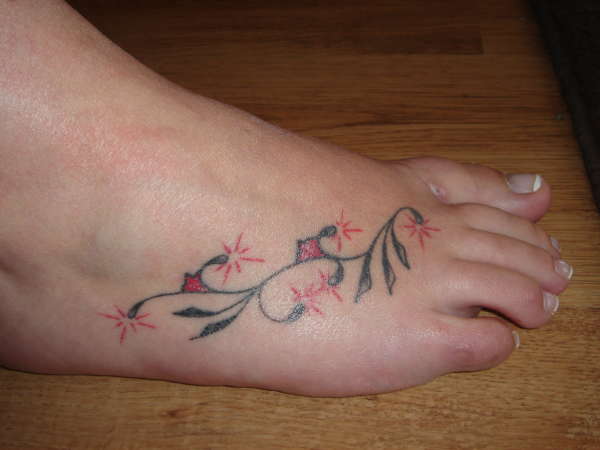 my first foot tattoo tattoo
