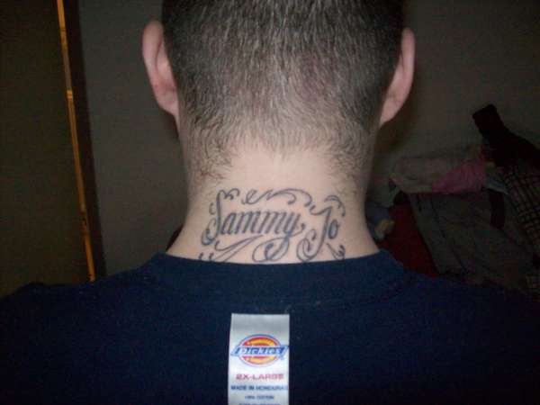 neck piece tattoo