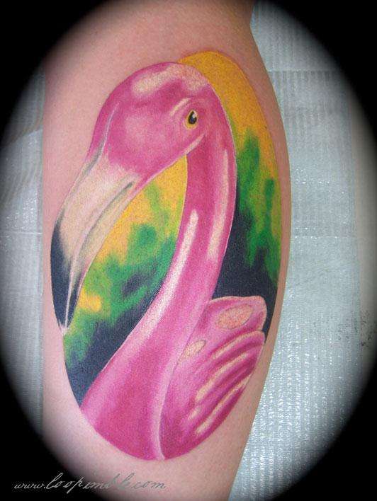 Plastic Flamingo tattoo