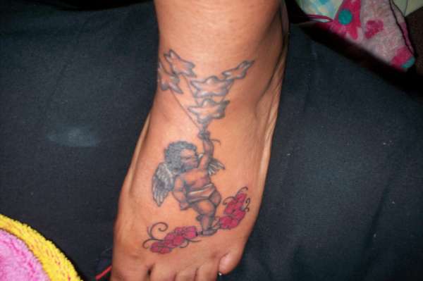 my baby angel tattoo