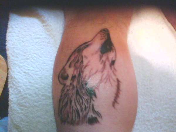 Howling Wolf tattoo