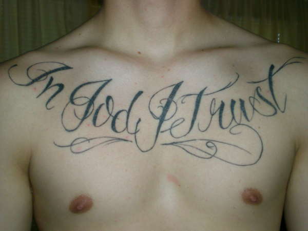 In God I Trust Tattoo tattoo.