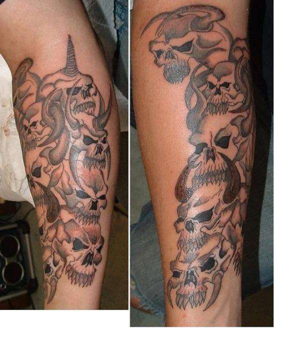 Skulls tattoo