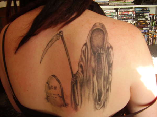Grim reaper tattoo