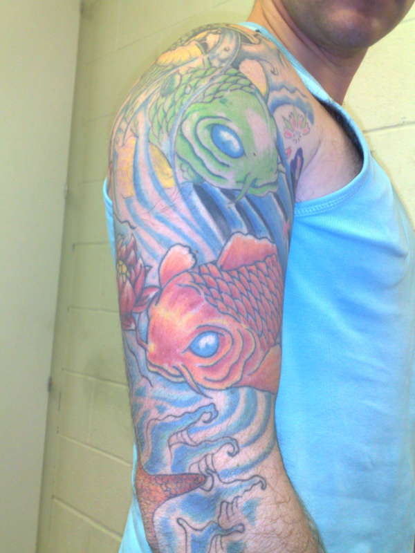 koi and other stuff tattoo