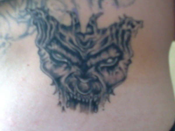 devils head tattoo