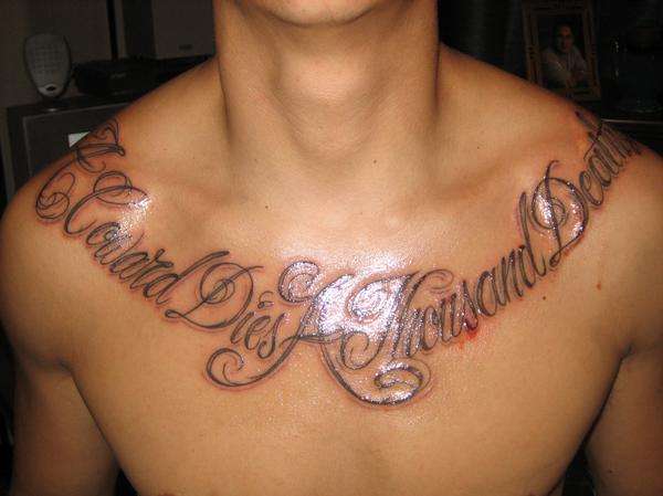 Thousand Deaths tattoo