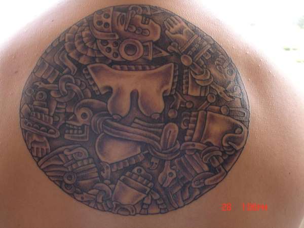 Aztec Moon Goddess tattoo