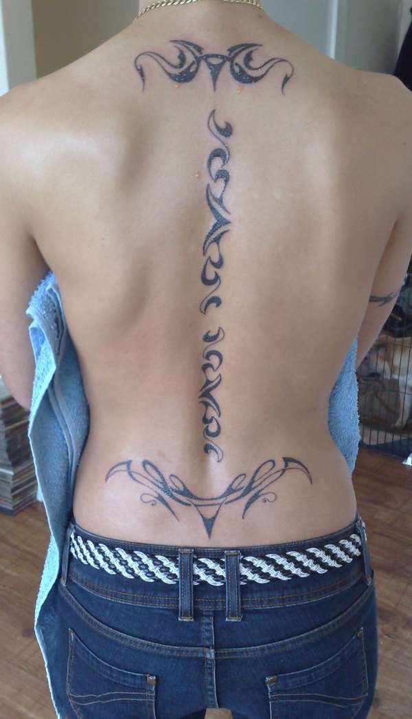 My Tribal Back Tat tattoo