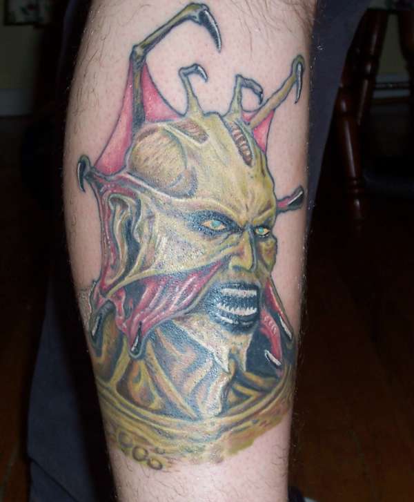 Jeepers Creepers tattoo.