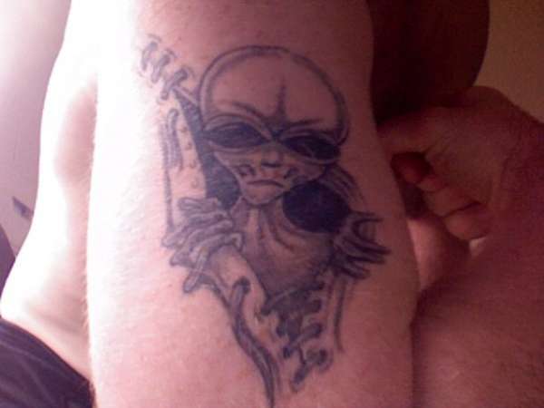 Al The Alien tattoo