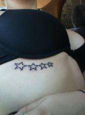 Boobie stars! tattoo