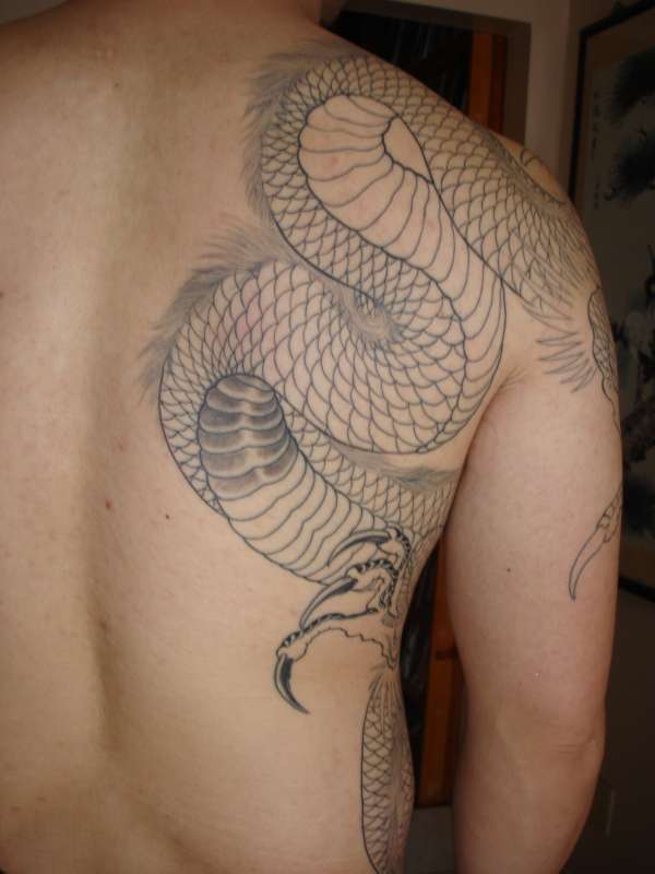 Dragon: Session 2 tattoo