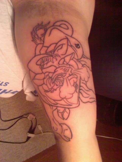 Taurus bull tattoo