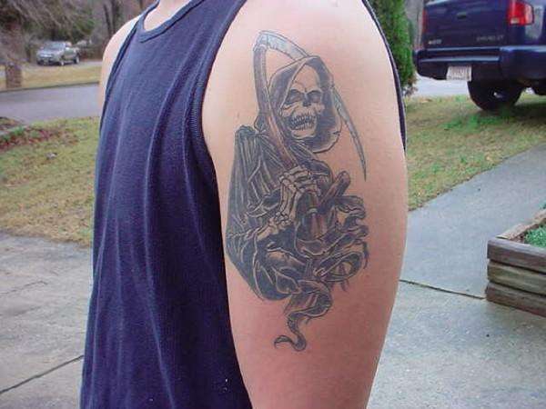 grim reaper tattoo grim reaper tattoo