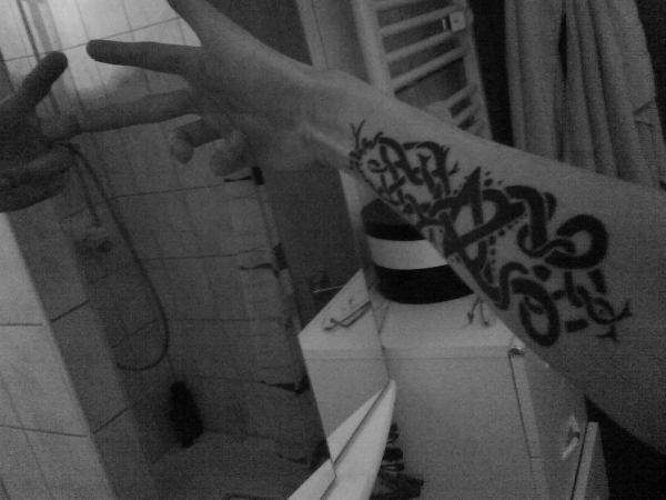 my sw33t heartagram tattoo
