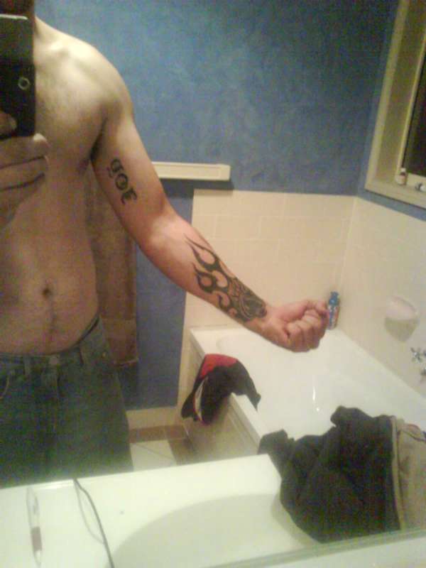 right arm tattoo