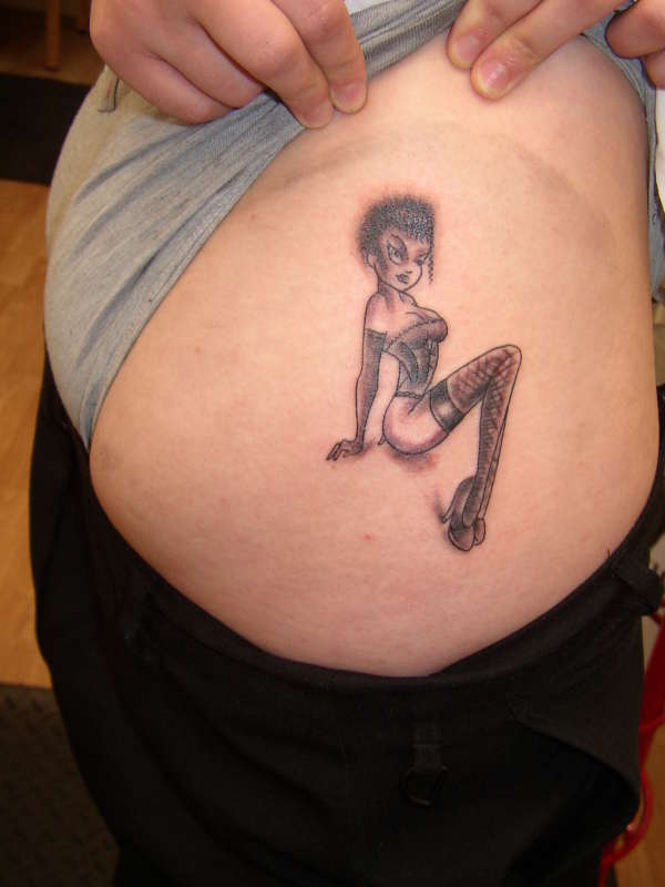 punk pin up tattoo